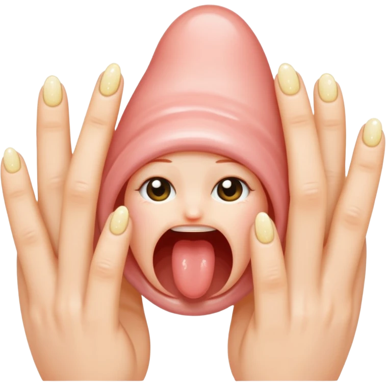 Fingers in a wet vagina nsfw emoji