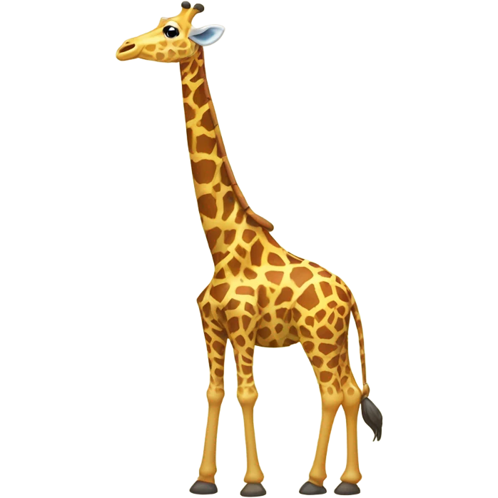 giraffe wearing sarong emoji
