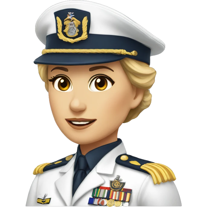 australian navy-woman lieuteant commander emoji