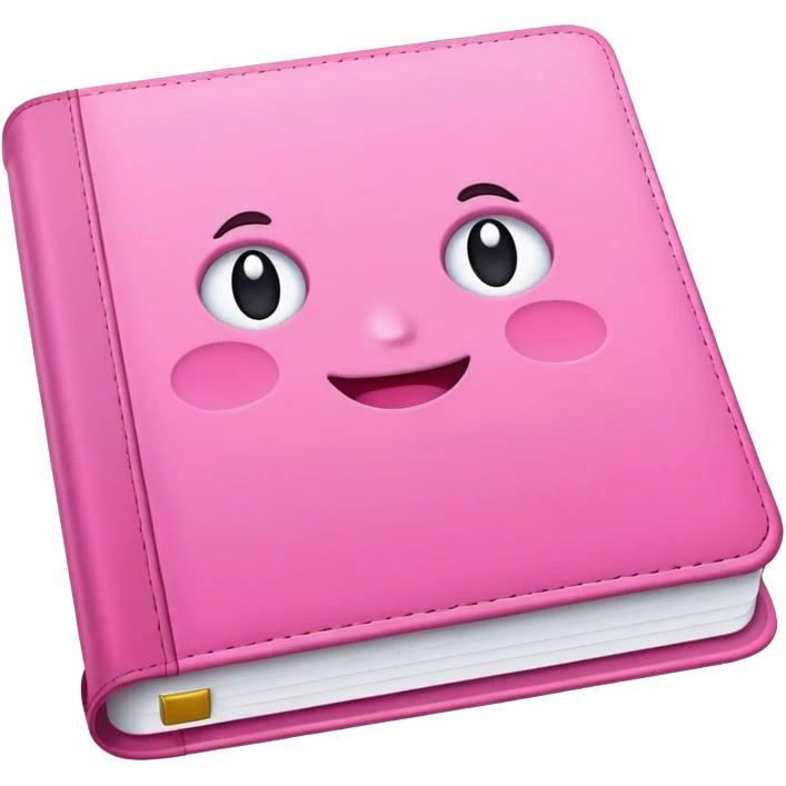 Pink diary  emoji