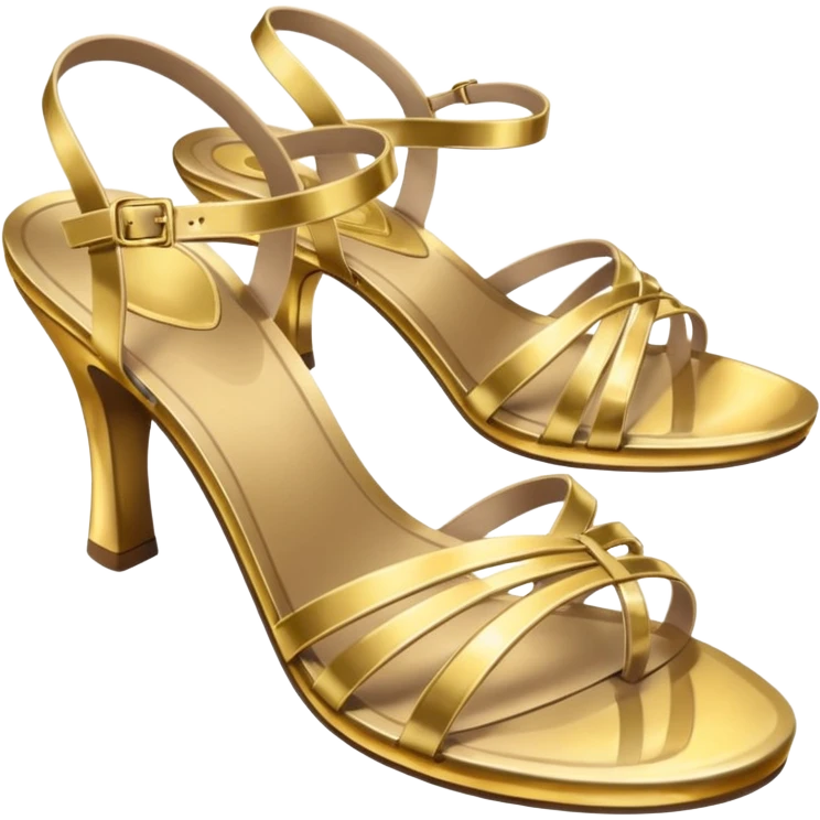 Gold sandals emoji