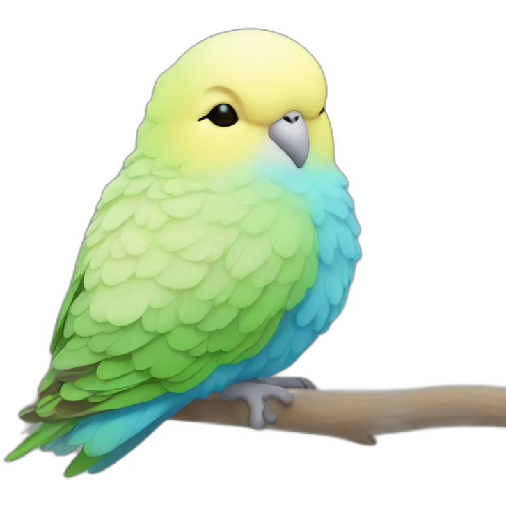 budgerigar sleep emoji