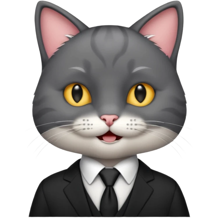 happy lawyer cat emoji