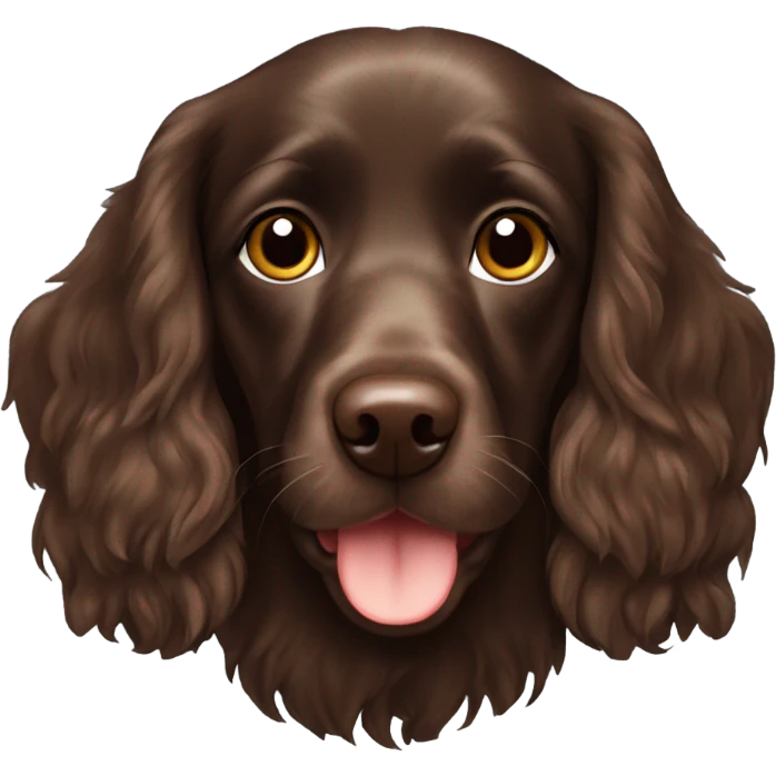 Boykin spaniel face emoji