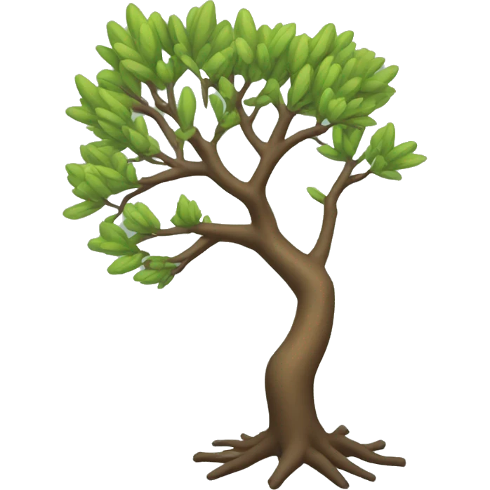 crooked branch without leaves emoji