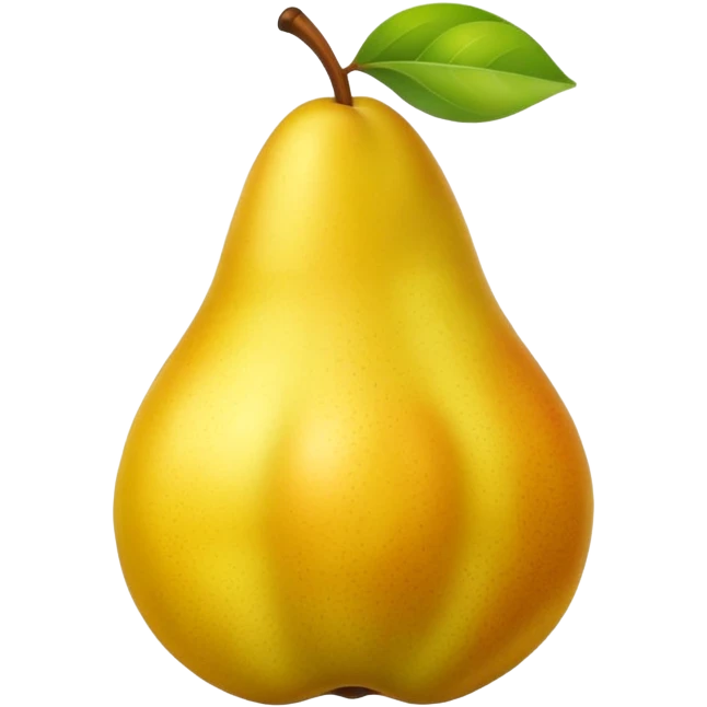 yellow pear emoji