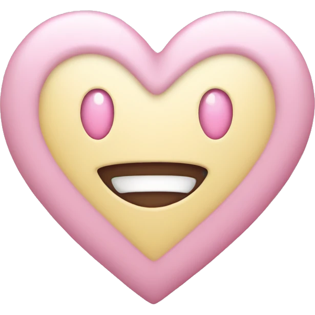 Pastel heart emoji
