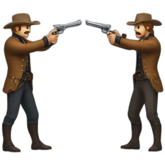 duel-with-pistols emoji