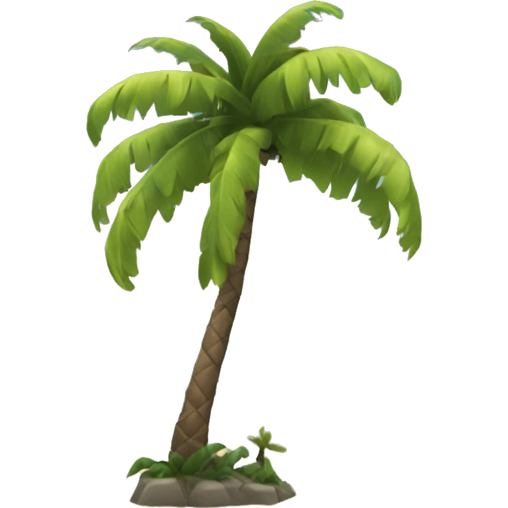 Cocotier sur une île déserte  emoji