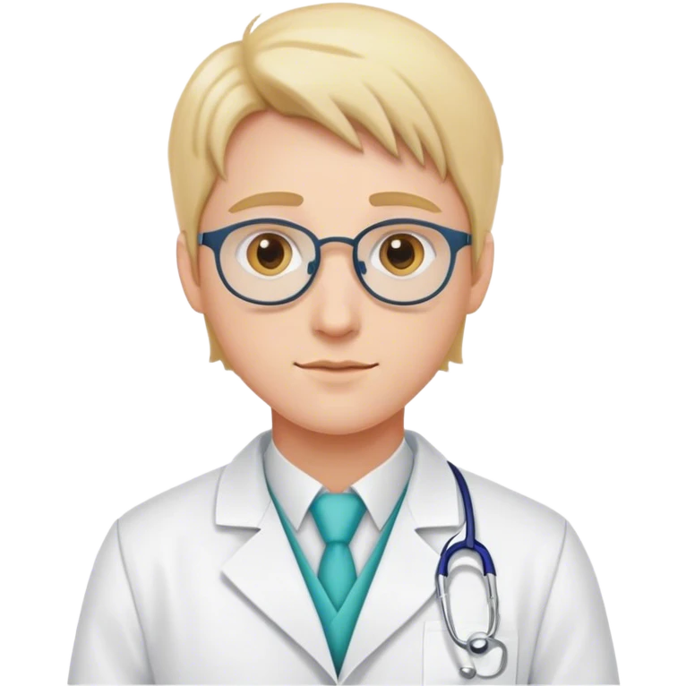 Pharmacist with lab coat emoji