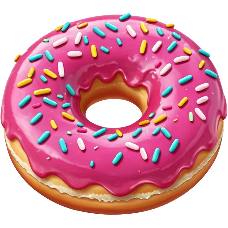 pink donut 🍩 emoji