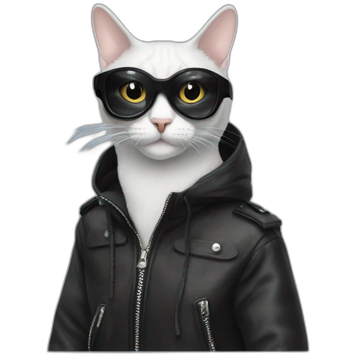 Balenciaga fashionable cat emoji