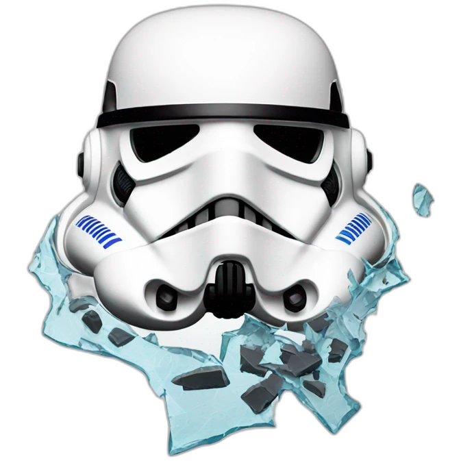 stormtrooper shattered helmet emoji