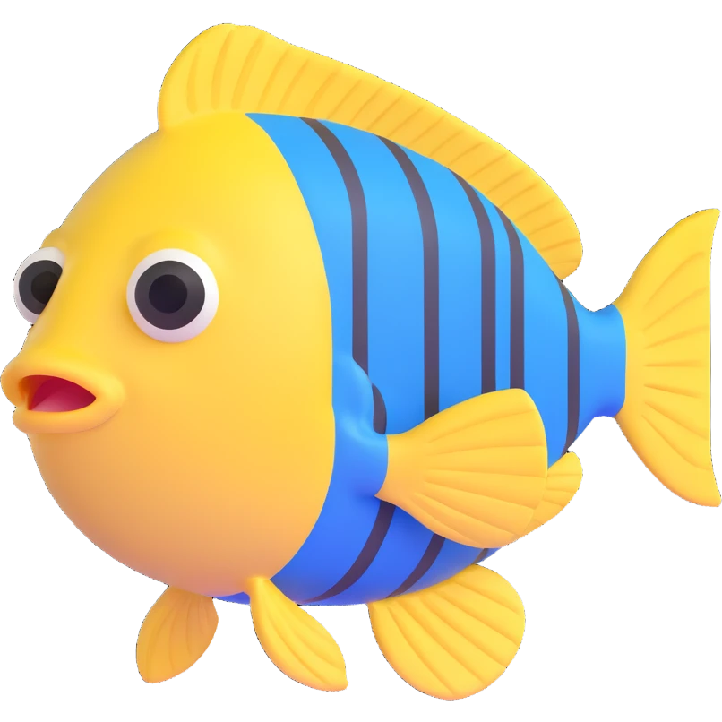 Flounder from The Little Mermaid emoji