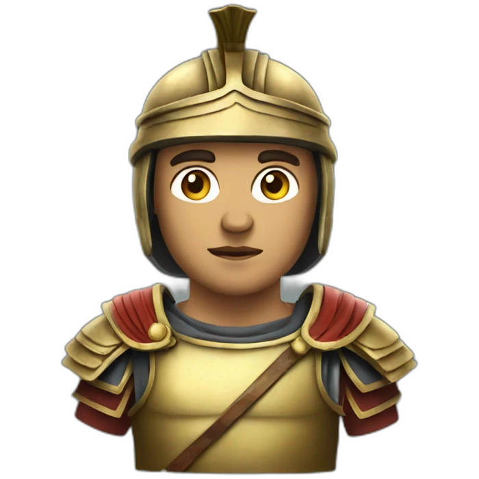 Ancient Roman soldier emoji