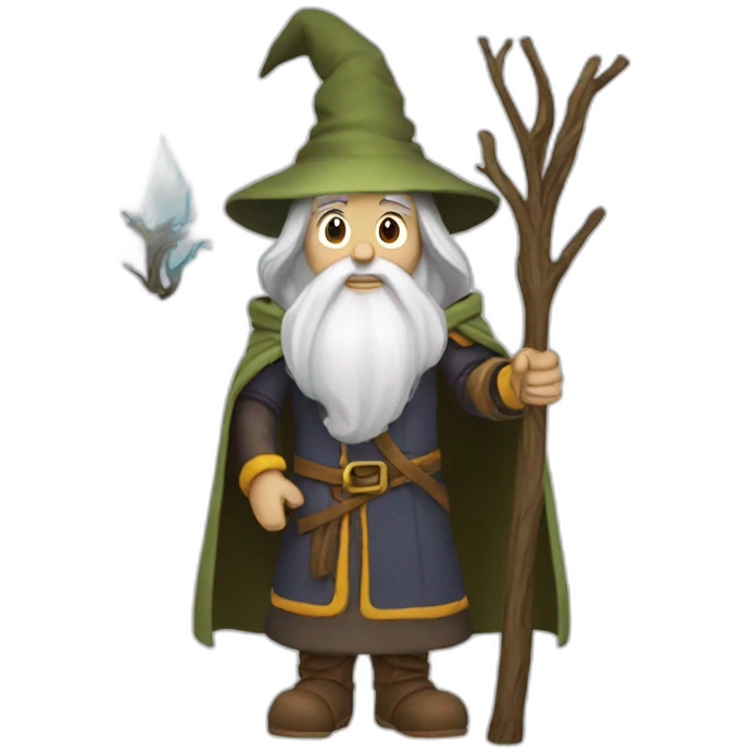 wizard in the woods emoji