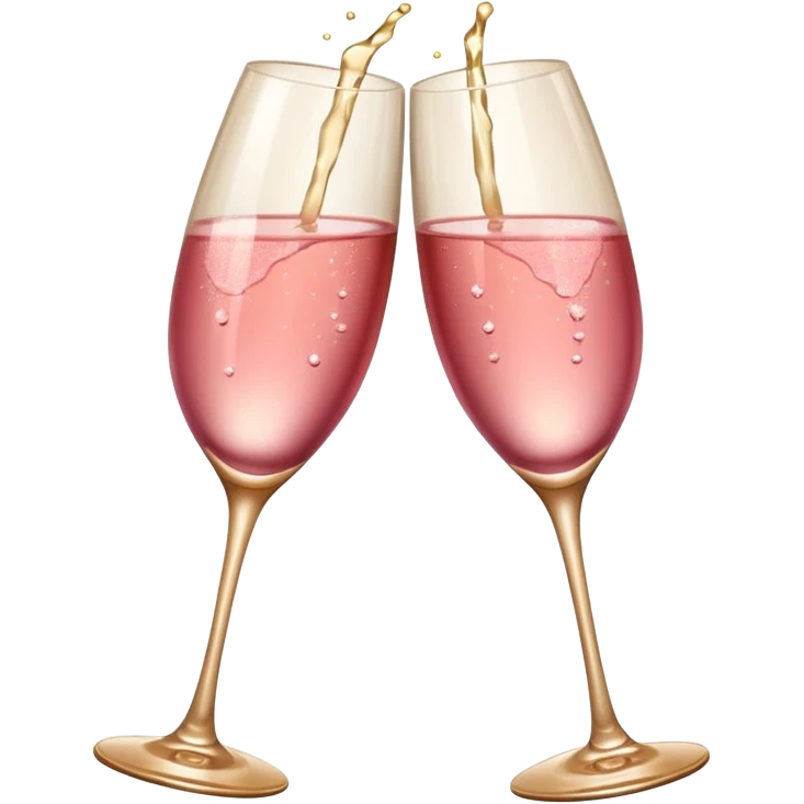copas brindis rosa emoji