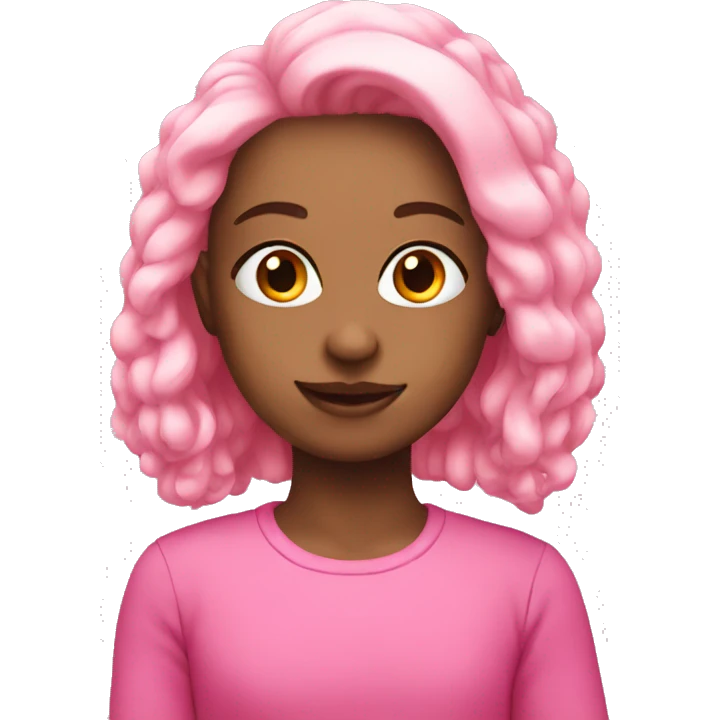 Pink emoji
