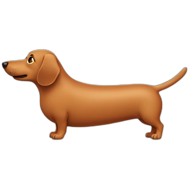 sausage body dog emoji