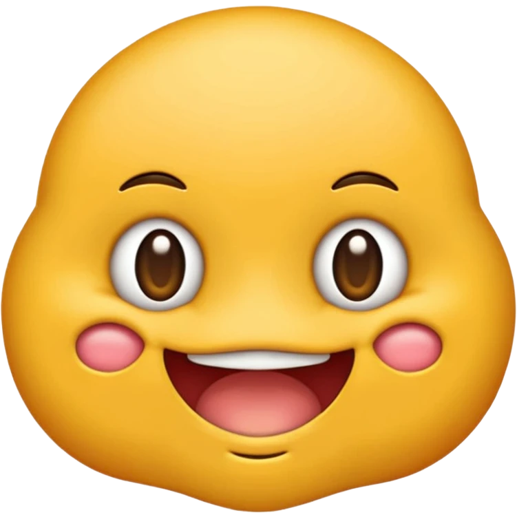 Emoji Sigma con mewing,una mandíbula muy marcada y con una ceja levantada y la otra abajo emoji