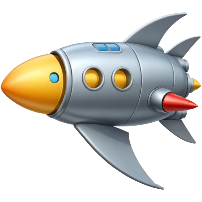 Brain in rocket ship emoji