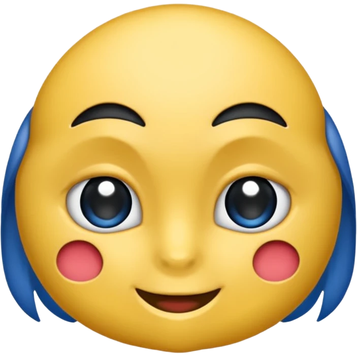 Галочка синия в синем кругу emoji
