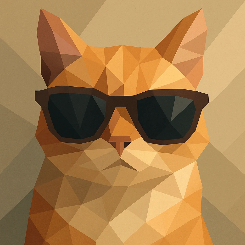 Cat wearing sunglasses emoji