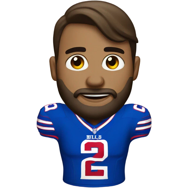 Buffalo Bills fan emoji