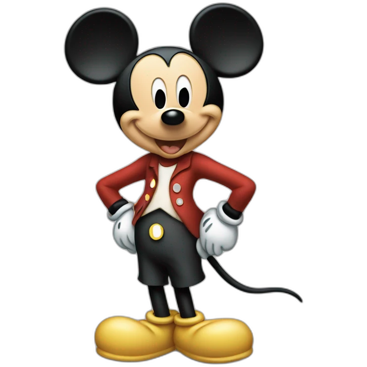 Mickey Mouse hands on hips emoji