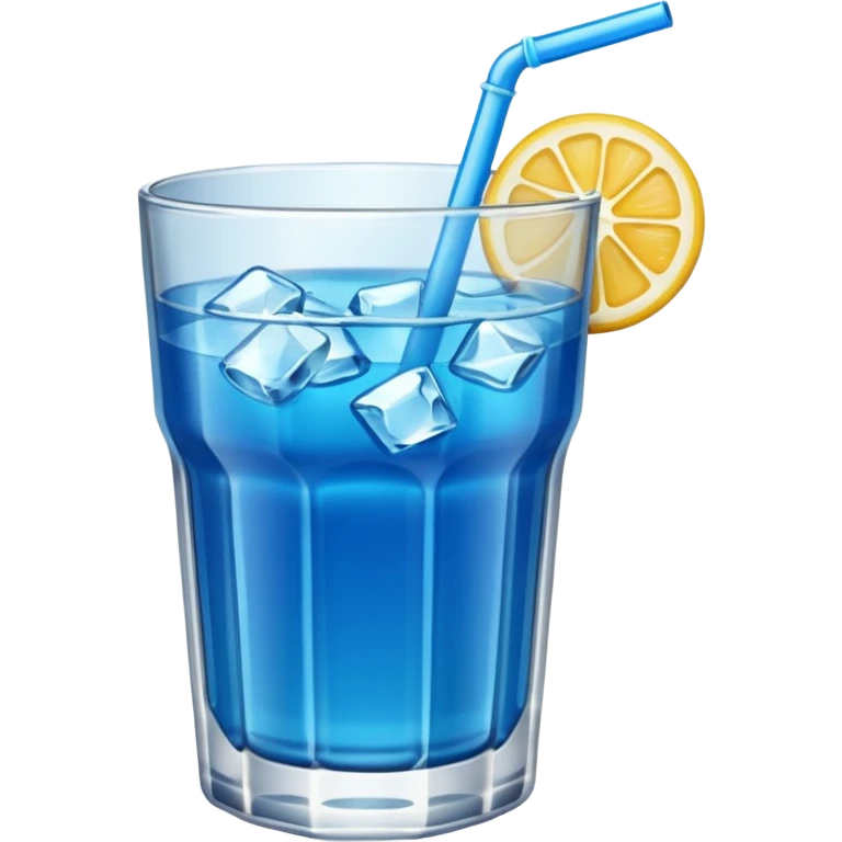 blue drink emoji