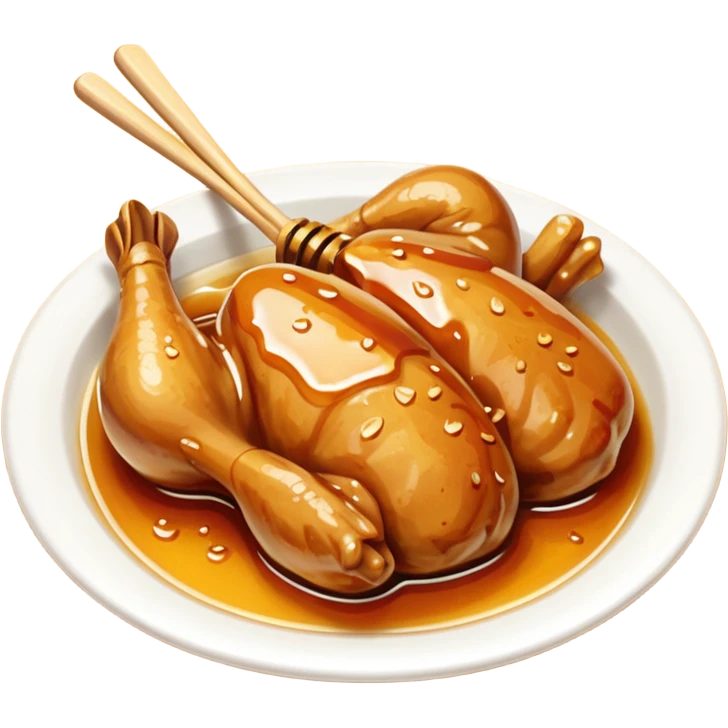 Honey garlic chicken emoji