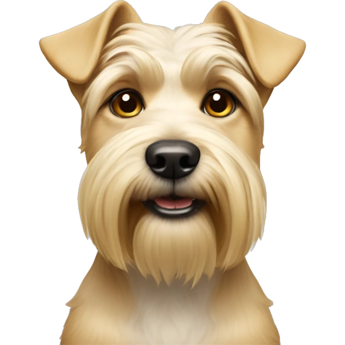 Carin terrier dog blonde emoji