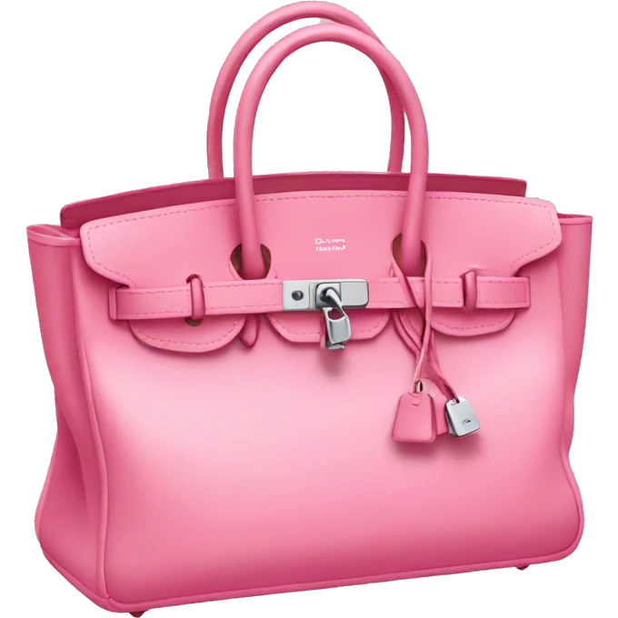 Birkin bag pink emoji