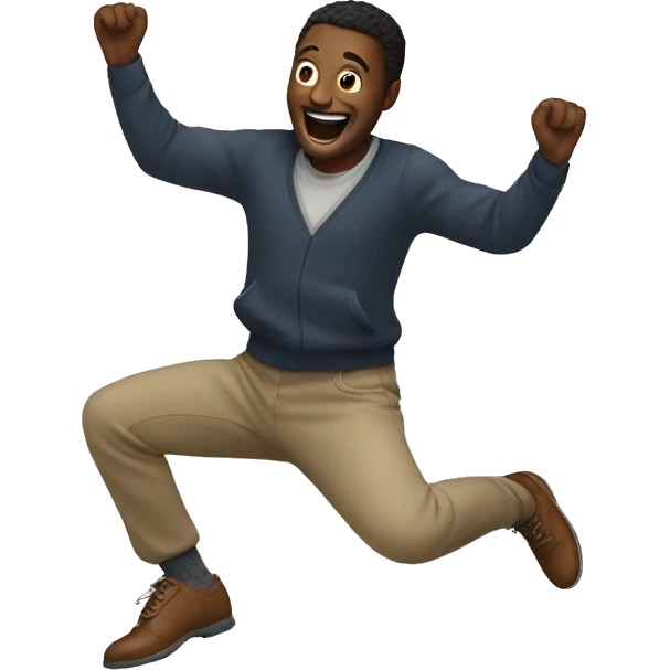 Man jumping  emoji