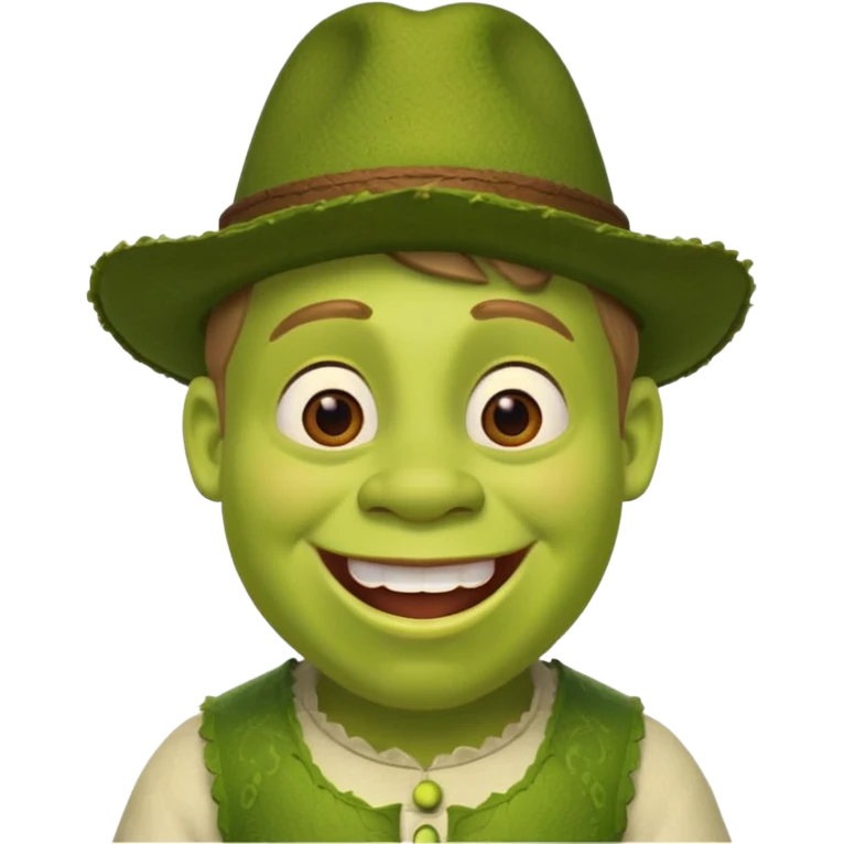 Shrek Yodeling  emoji