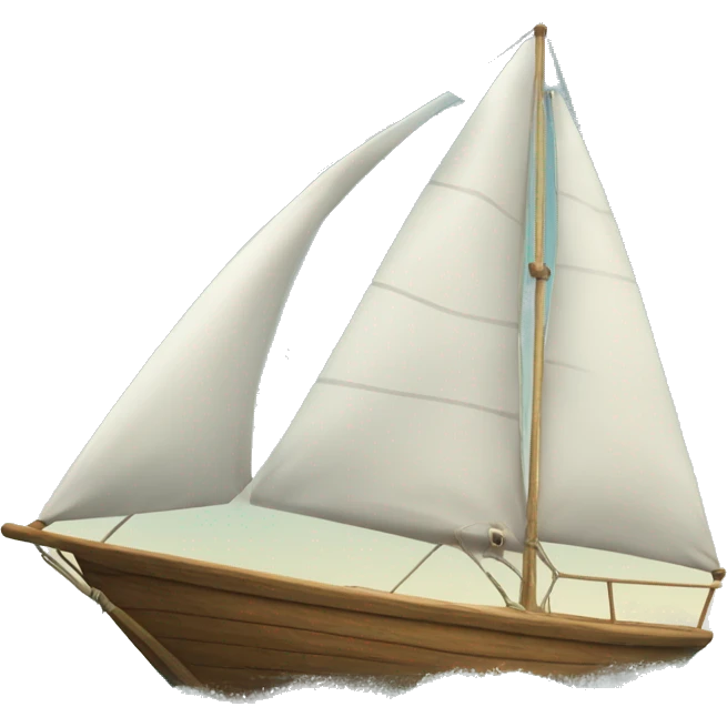 Sailing boat in the ocean emoji