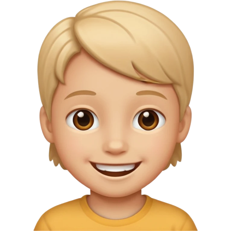 black image of a child emoji