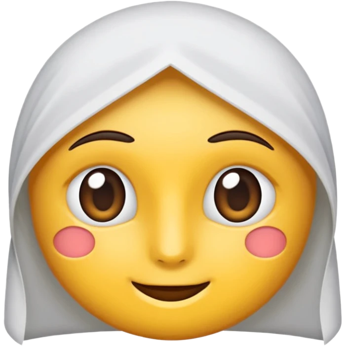 یه دختر مو طلایی با لباس صورتی emoji