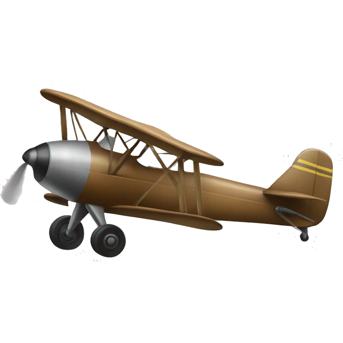 Vieux avion a hélice emoji