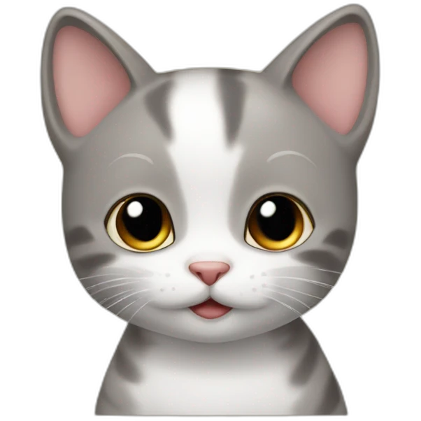 Petit chat mignon emoji