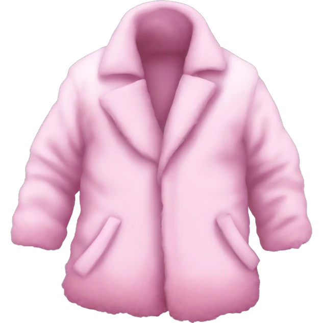 Pink fluffy straight jacket  emoji