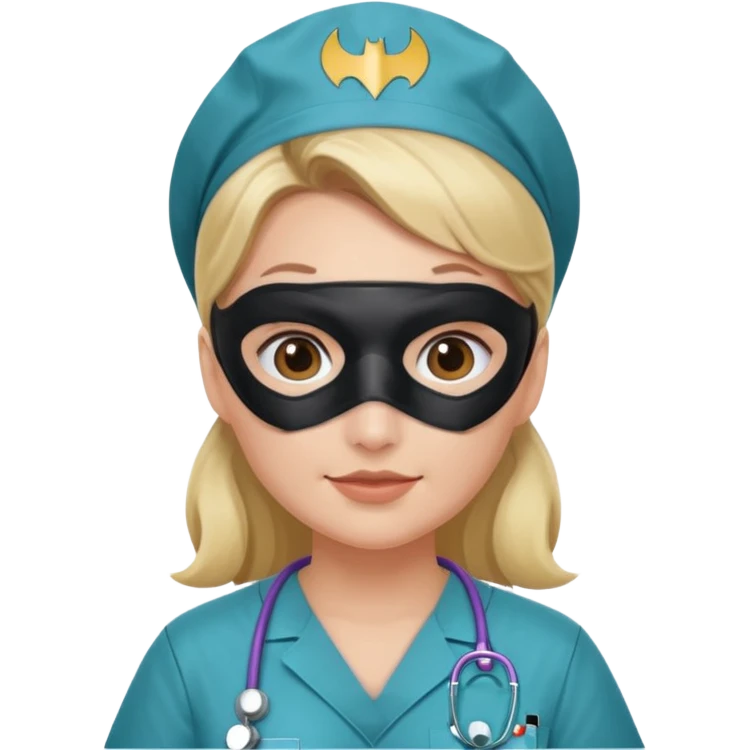 nurse batman emoji