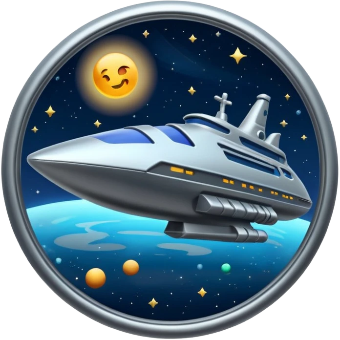 ship in space emoji