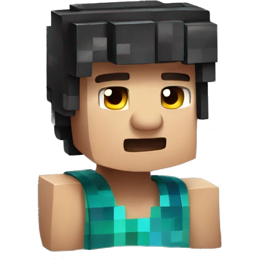 Kid playing Minecraft  emoji