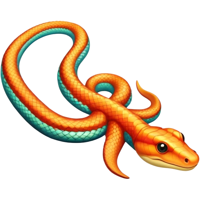 Starfish snake hybrid emoji