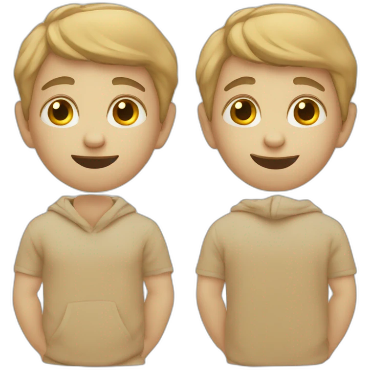 mentally challenged kid emoji