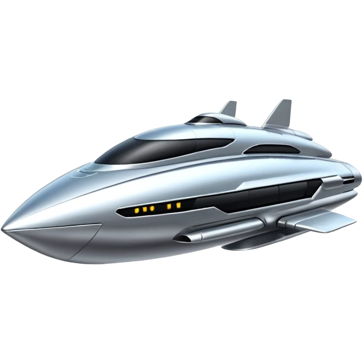 futuristic ship emoji