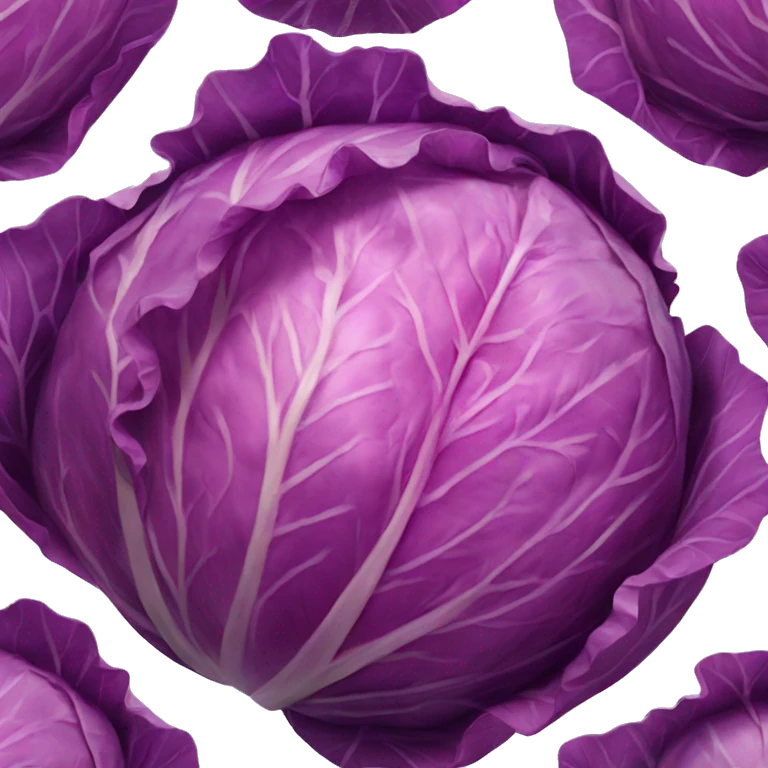 red cabbage emoji