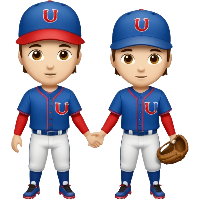 quiero dos equipos enemigos de baseball  emoji