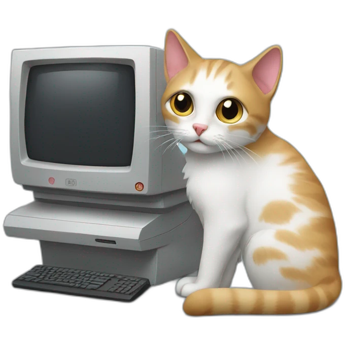 cat computer emoji